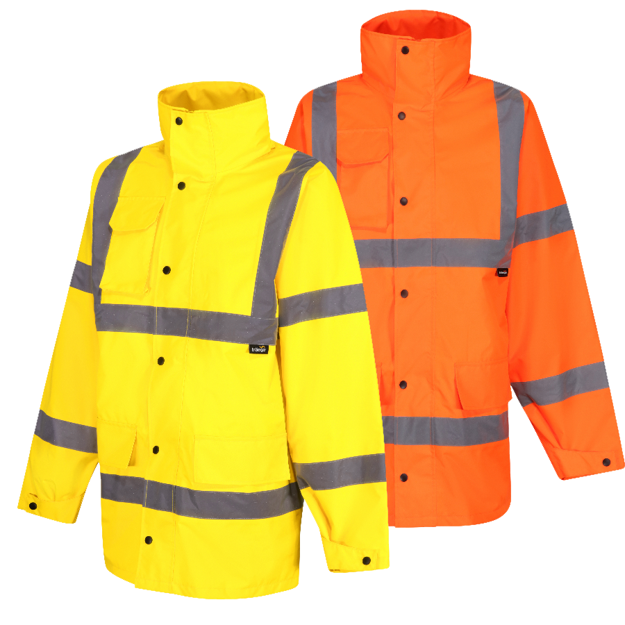 TBRJ31 Hi-Viz Breathable & Fully Waterproof Jacket - High Visibility