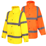 TBRJ31 Hi-Viz Breathable & Fully Waterproof Jacket - High Visibility