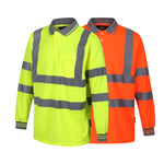 TPSL02 Hi-Viz Long Sleeve Polo Shirt Class 3 - High Visibility