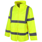 TURJ049 Hi-Viz Unlined Rain Jacket