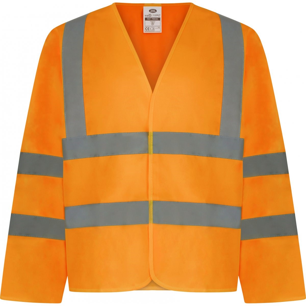 Step Ahead Hi-Viz Long Sleeved Jerkin Vest Class 3