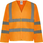 Step Ahead Hi-Viz Long Sleeved Jerkin Vest Class 3