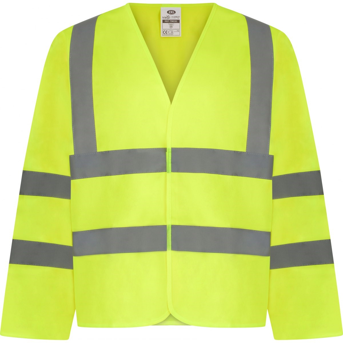 Step Ahead Hi-Viz Long Sleeved Jerkin Vest Class 3
