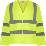 Step Ahead Hi-Viz Long Sleeved Jerkin Vest Class 3