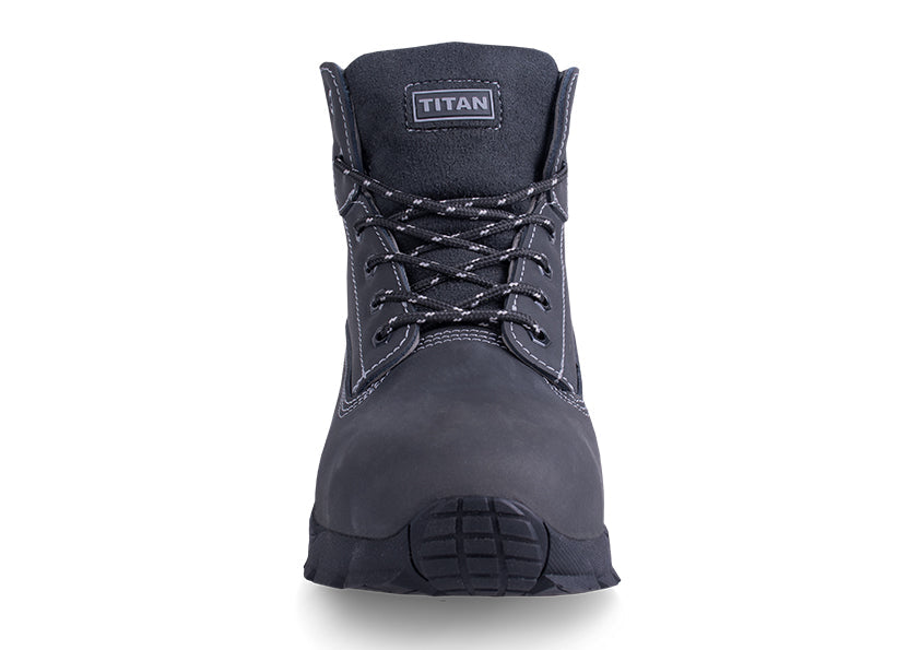 Rugged Nubuck Safety Boots | Steel Toe, Heat-Resistant EVA/Rubber Sole Work Boots
