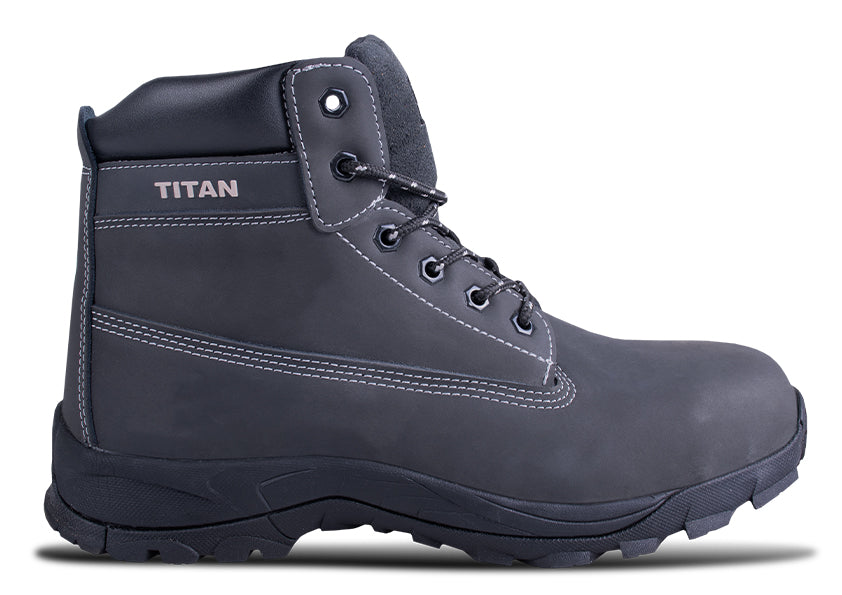 Rugged Nubuck Safety Boots | Steel Toe, Heat-Resistant EVA/Rubber Sole Work Boots