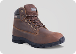 Rugged Full-Grain Crazy Horse Leather Safety Boots | Steel Toe & Heat-Resistant EVA/Rubber Sole