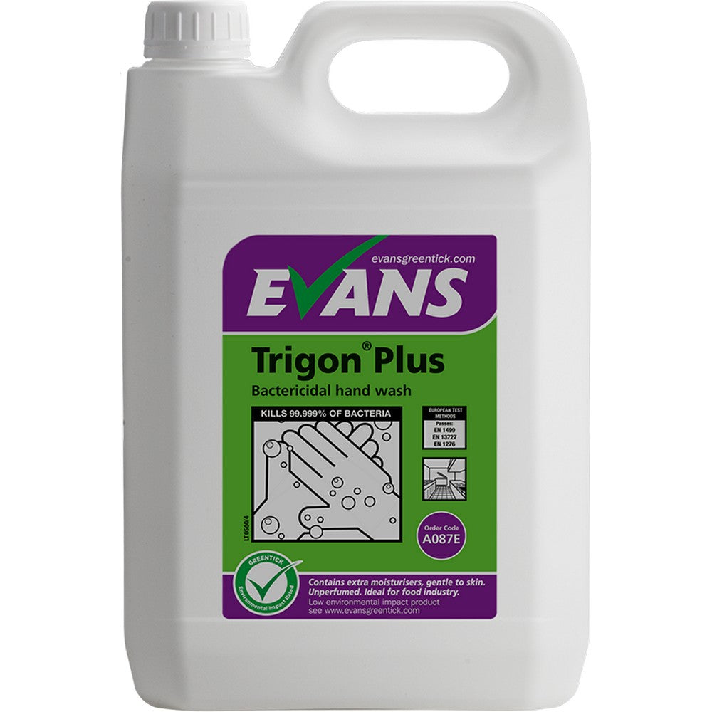 Trigon Plus Bactericidal Unperfumed Hand Soap 5 Litres