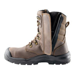 Unbreakable U109 Tornado Brown Waterproof Zip Up Safety BootS3
