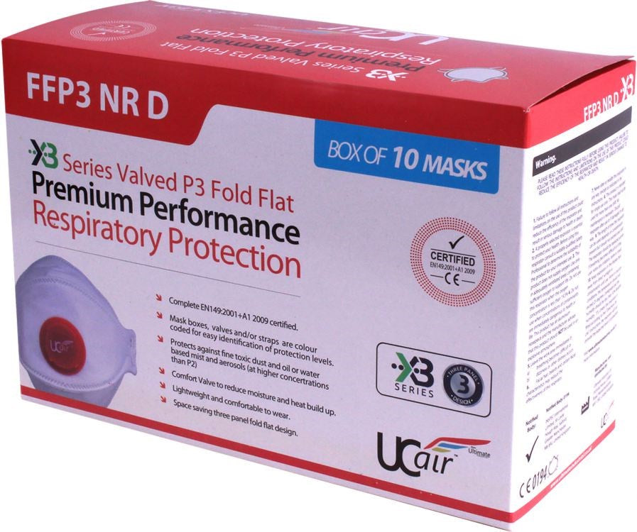 ucair fp3 face mask with valve