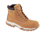 A20-STORM S1P Honey Nubuck Metal-Free Safety Boots – Lightweight, Slip Resistant