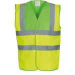 Yoko YK102 Hi-Viz Waistcoat Vest 2 Tone