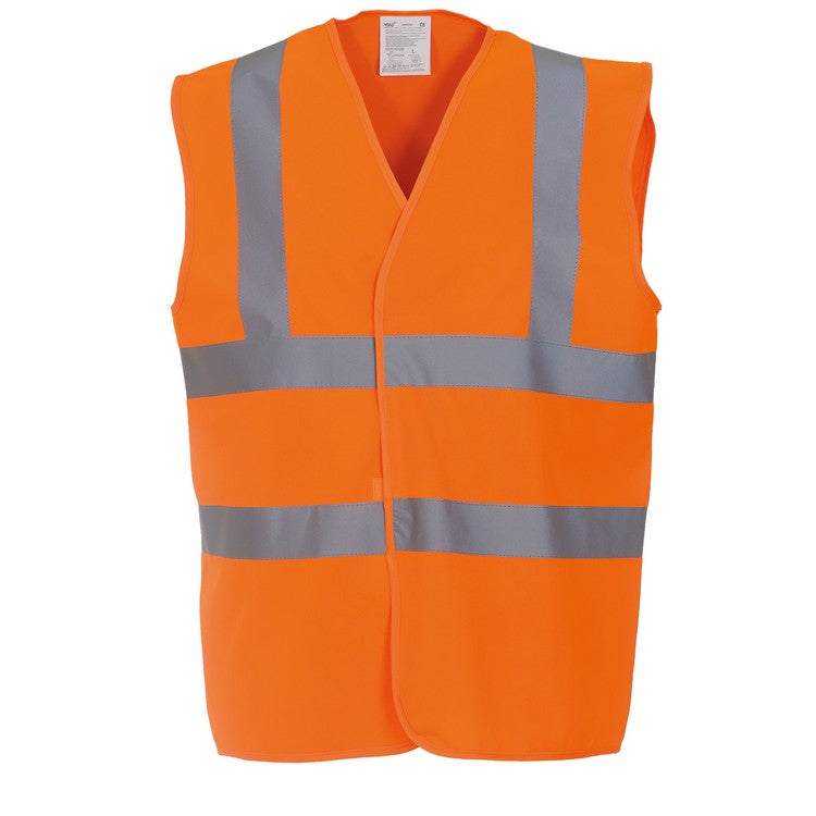 Yoko YK102 Hi-Viz Waistcoat Vest