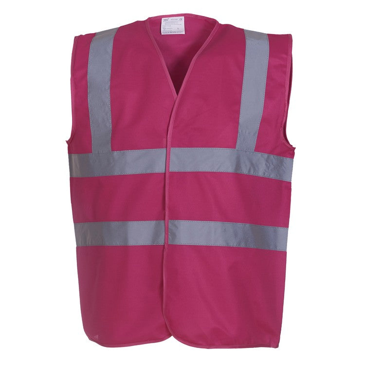 Yoko YK102 Hi-Viz Waistcoat Vest