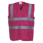Yoko YK102 Hi-Viz Waistcoat Vest