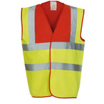 Yoko YK001 Hi-Viz Waistcoat Vest 2 Tone