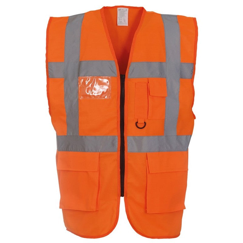 Yoko YK103 Hi-Viz Executive Waistcoat Vest