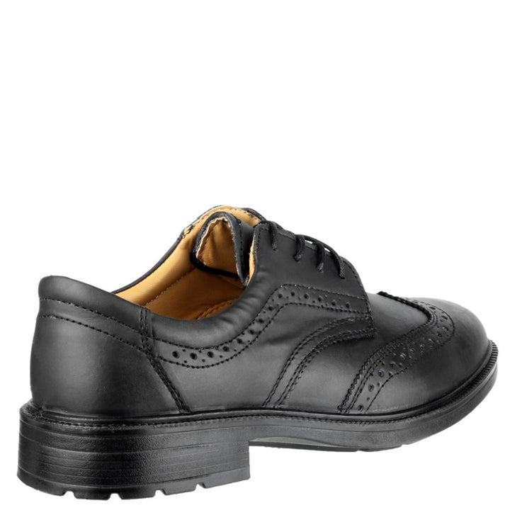 FS44 Amblers Black Safety Brogue Shoe S1