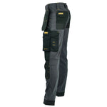 Memphis DeWalt Stretch Trouser - Grey/Black Holster Pocket Slim Fit