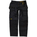 Pro Tradesman Black Knee Pad Holster Trousers - Durable Workwear with Cordura Pockets