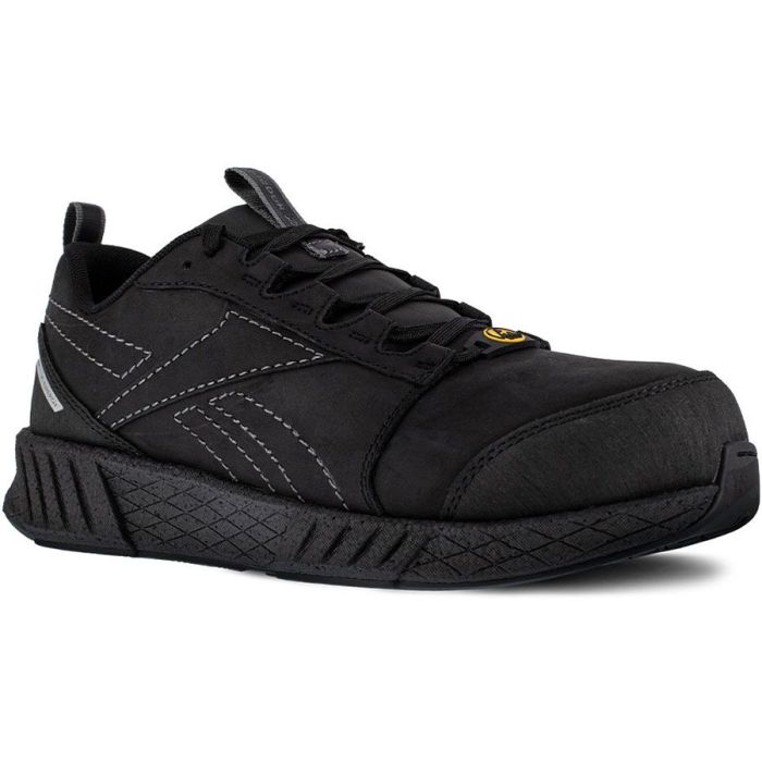 Reebok Fusion Formidable Stealth Black Safety Shoe S3 - Lightweight & Durable Work Footwear