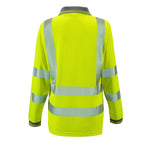 Step Ahead Ladies Hi-Viz Long Sleeve Polo Shirt Class 2/3