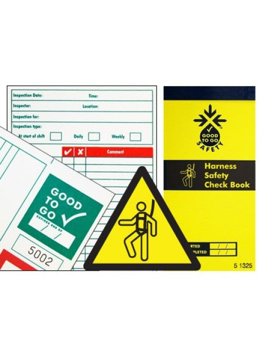 harness good to go inspection check book