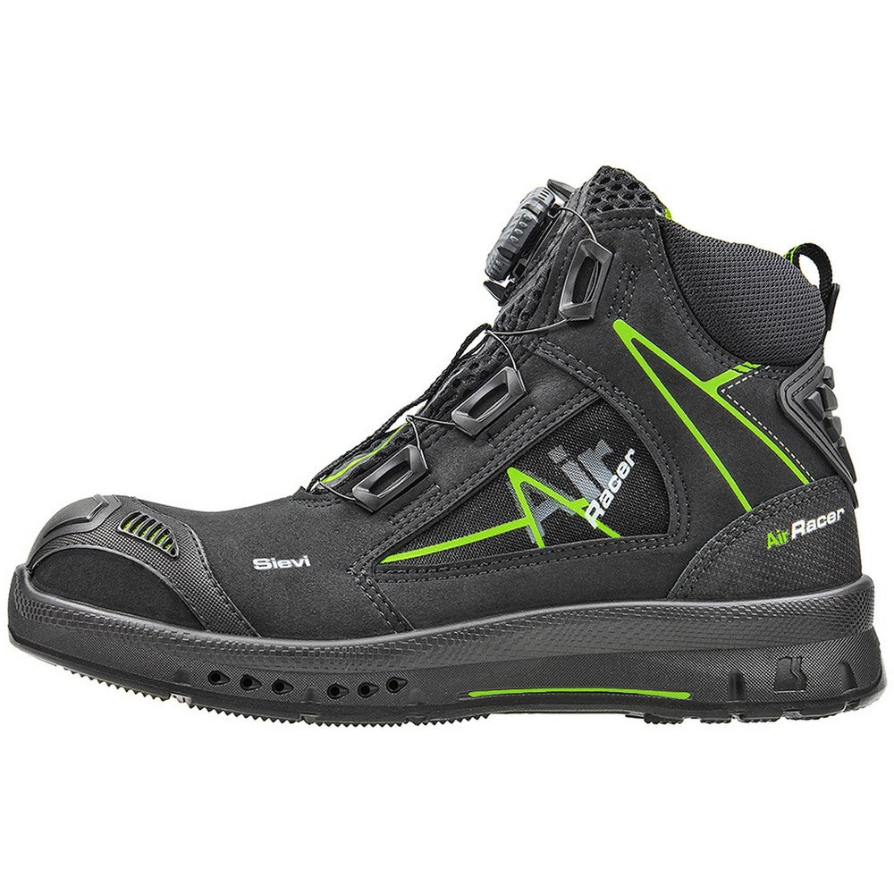 The Sievi SieviAir R5H Roller ESD Safety Boot is a breathable ankle boot with penetration-resistant midsole, BOAÂ® Fit System, memory foam ankle protection and a guard protecting the Achilles tendon.
