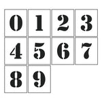 reusable number stencil kit 15cm or 30cm