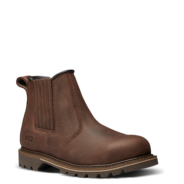 V12 - V1231 Rawhide Brown Oiled Leather Safety Dealer Boot