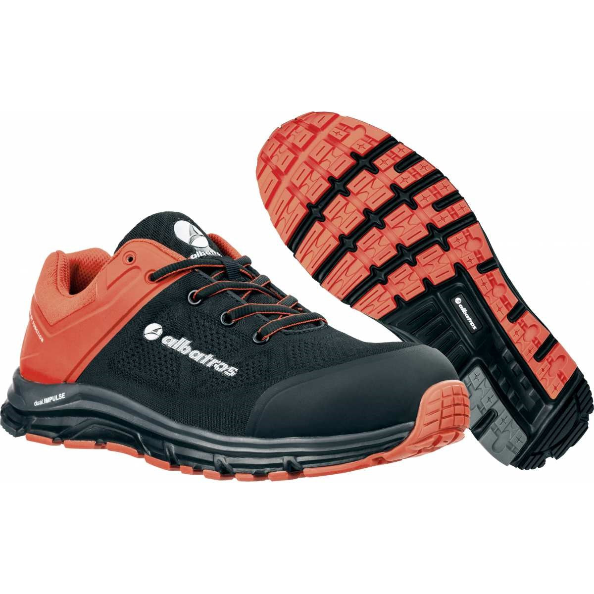 Albatros Lift Red Impulse Low Safety Trainer Shoe S1P ESD - Metal Free