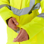 Ladies Sophia Hi-Viz Lightweight Jacket Class 3