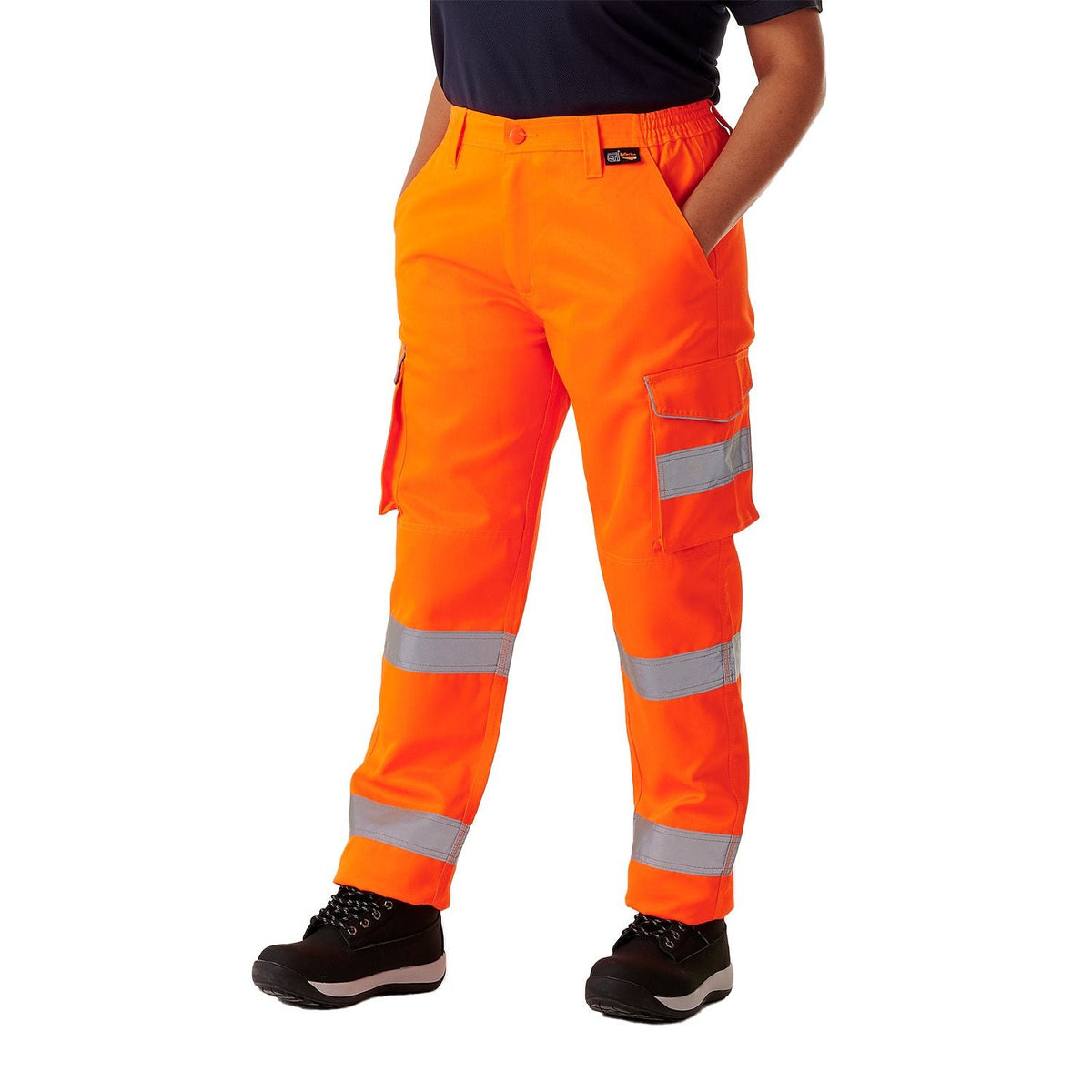 Ladies Hana Hi-Viz Combat Trousers Class 1