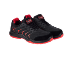 A10-VIPER S1P Black KPU Suede Safety Trainers â€“ Steel Toe, Lightweight, Slip Resistant