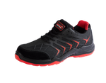 A10-VIPER S1P Black KPU Suede Safety Trainers â€“ Steel Toe, Lightweight, Slip Resistant