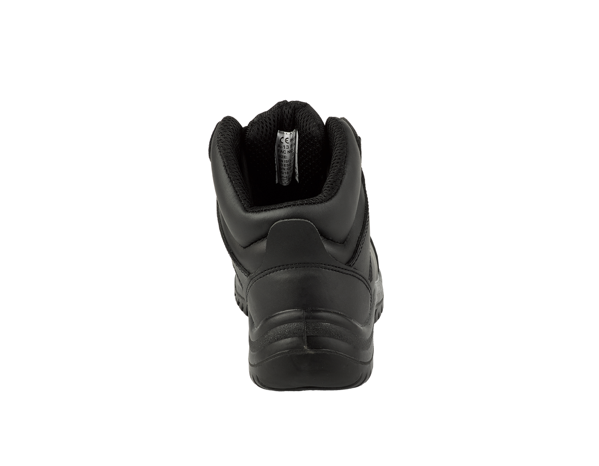 A13-FALCON S3 Metal-Free ESD Safety Boots â€“ Black Leather, SRC Slip Resistant