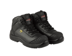 A13-FALCON S3 Metal-Free ESD Safety Boots â€“ Black Leather, SRC Slip Resistant