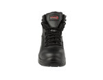 A14-RAPTOR S3 Waterproof Metal-Free Safety Boots â€“ Black Leather, Memory Foam, SRC Rated