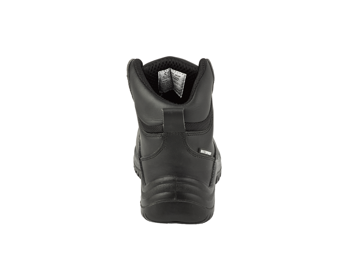 A14-RAPTOR S3 Waterproof Metal-Free Safety Boots â€“ Black Leather, Memory Foam, SRC Rated