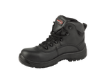 A14-RAPTOR S3 Waterproof Metal-Free Safety Boots â€“ Black Leather, Memory Foam, SRC Rated