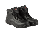 A14-RAPTOR S3 Waterproof Metal-Free Safety Boots â€“ Black Leather, Memory Foam, SRC Rated