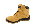 A15-STRYKER S3 Waterproof Metal-Free Safety Boots â€“ Honey Nubuck Leather, SRC Slip Resistant