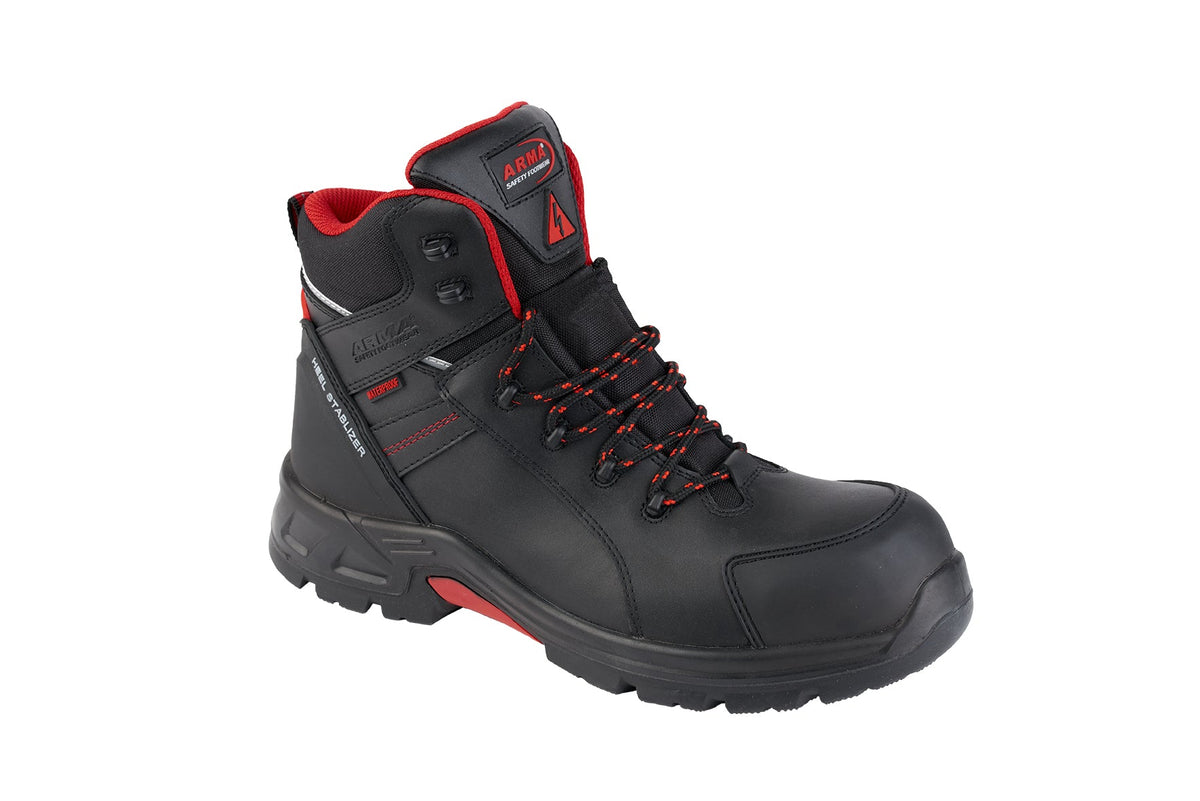 A18-LIGHTNING ARMA Waterproof Safety Boots â€“ Metal-Free, Heat & Fuel Resistant, SBP Rated