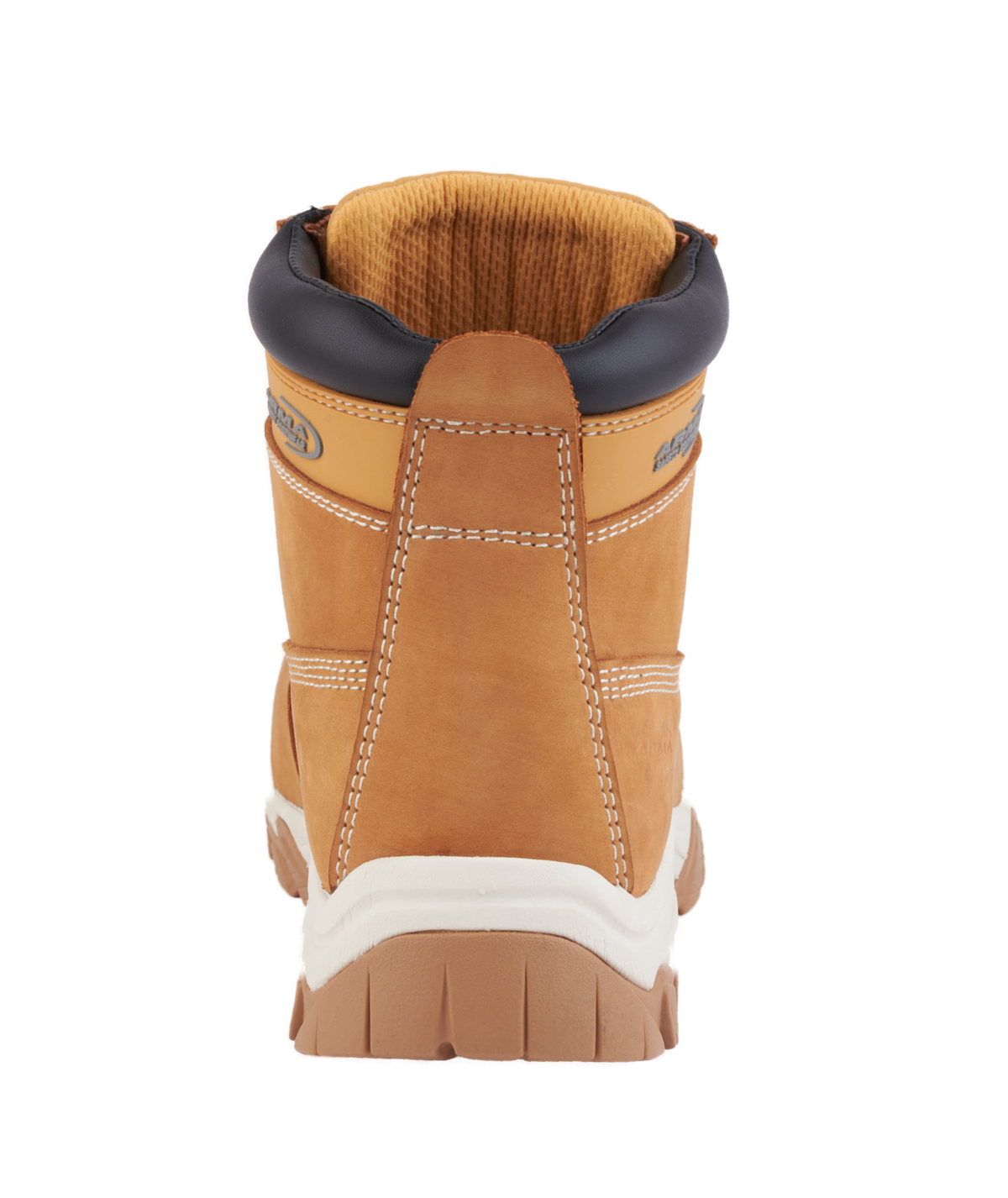 A20-STORM S1P Honey Nubuck Metal-Free Safety Boots â€“ Lightweight, Slip Resistant