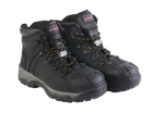 A24-WILDCAT S3 Waterproof Safety Boot â€“ Black Leather, Metal-Free, Thinsulate-Lined