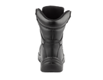 A8-SCOUT S3 Waterproof Metal-Free Safety Combat Boots â€“ Black Leather, Memory Foam, SRC Rated