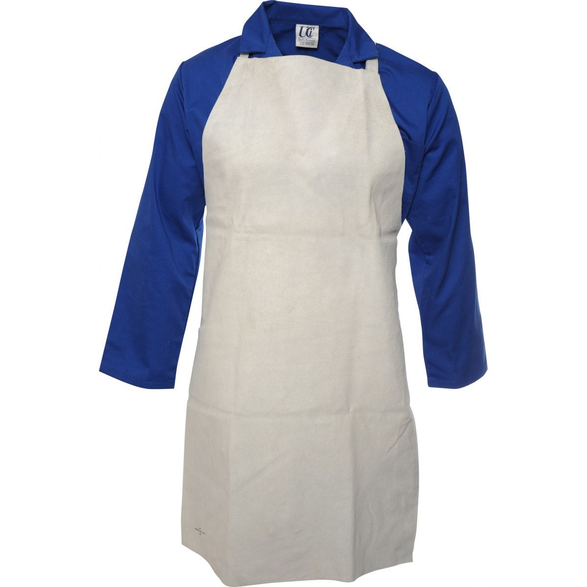 Heavy Duty Chrome Leather Apron with Ties