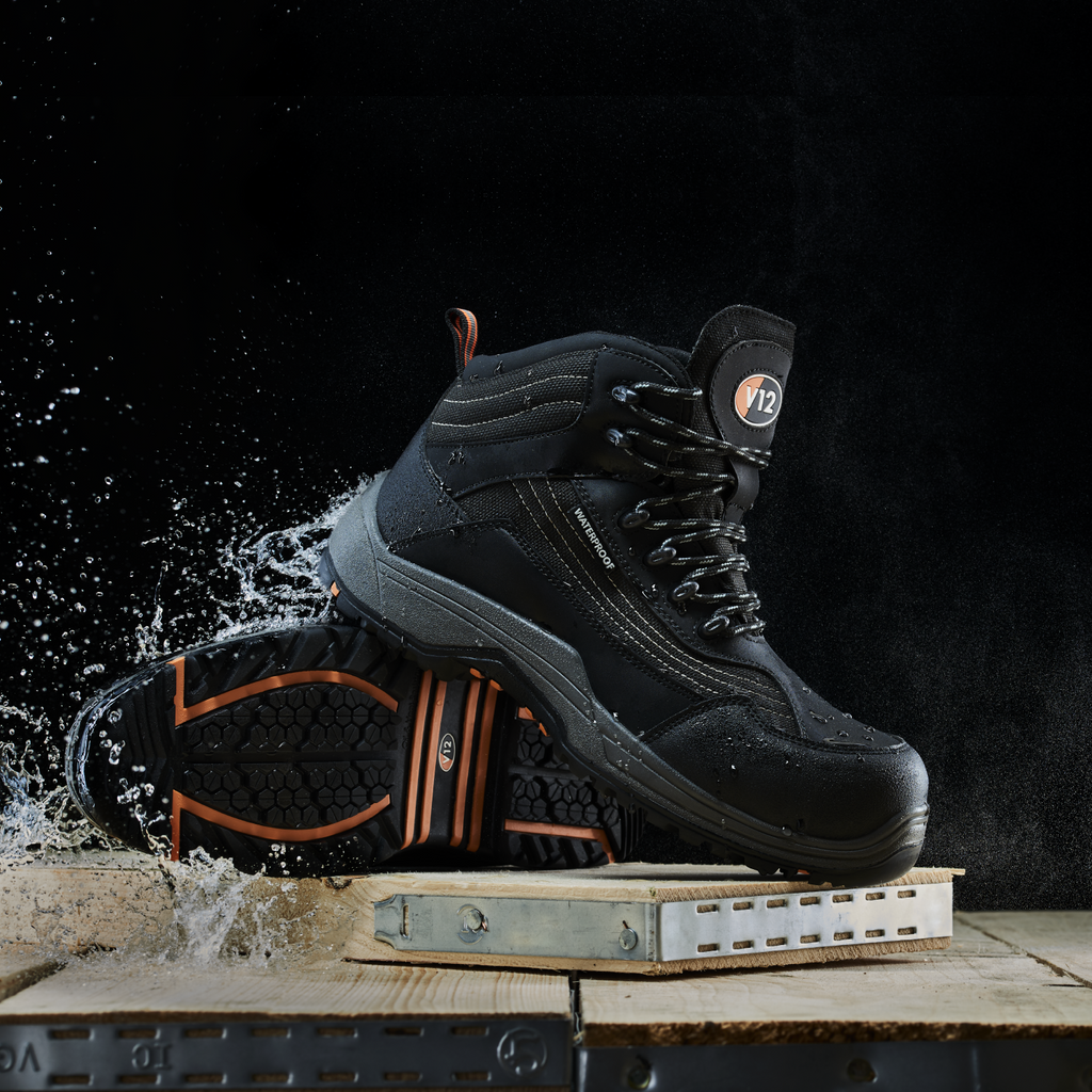 Large size vegan safety footwear