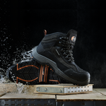 Large size vegan safety footwear