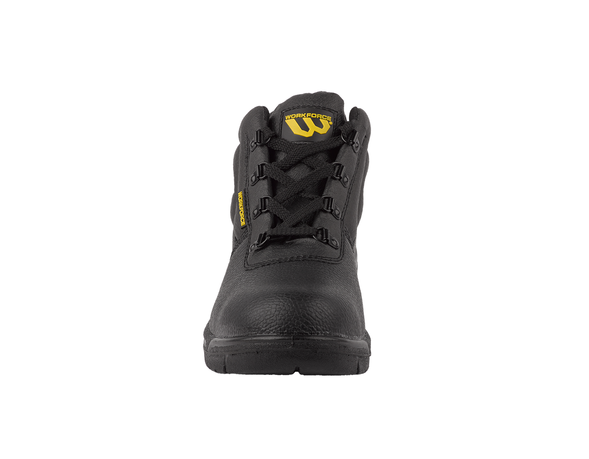 Workforce GC2-P Black Leather Safety Chukka Boot â€“ S1P | SRC | Lightweight & Comfortable